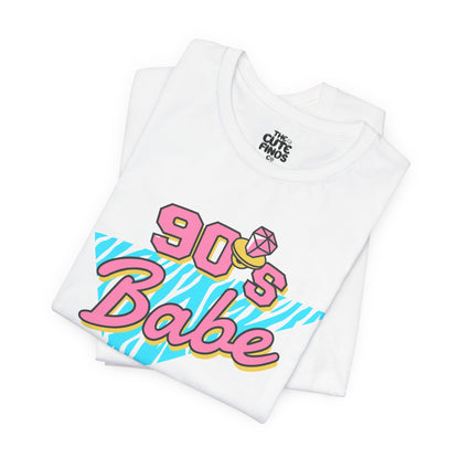 90s Babe Retro Graphic Tee ✨🪩💖 | Pink + Turquoise Splash