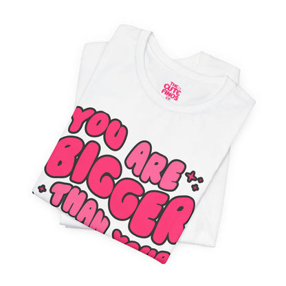 You Are Bigger Than Your Anxiety Tee 💖✨ | Pink Bubble Letters