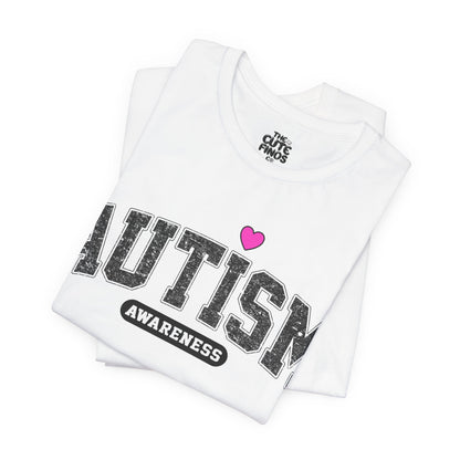 Bold AUTISM Awareness Shirt 💖 Modern Varsity | Unisex