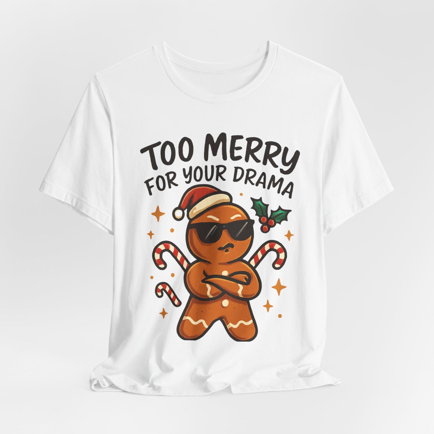 Gingerbread Holiday Tees | Funny Christmas T‑Shirts | Unisex Softstyle | 5 Designs