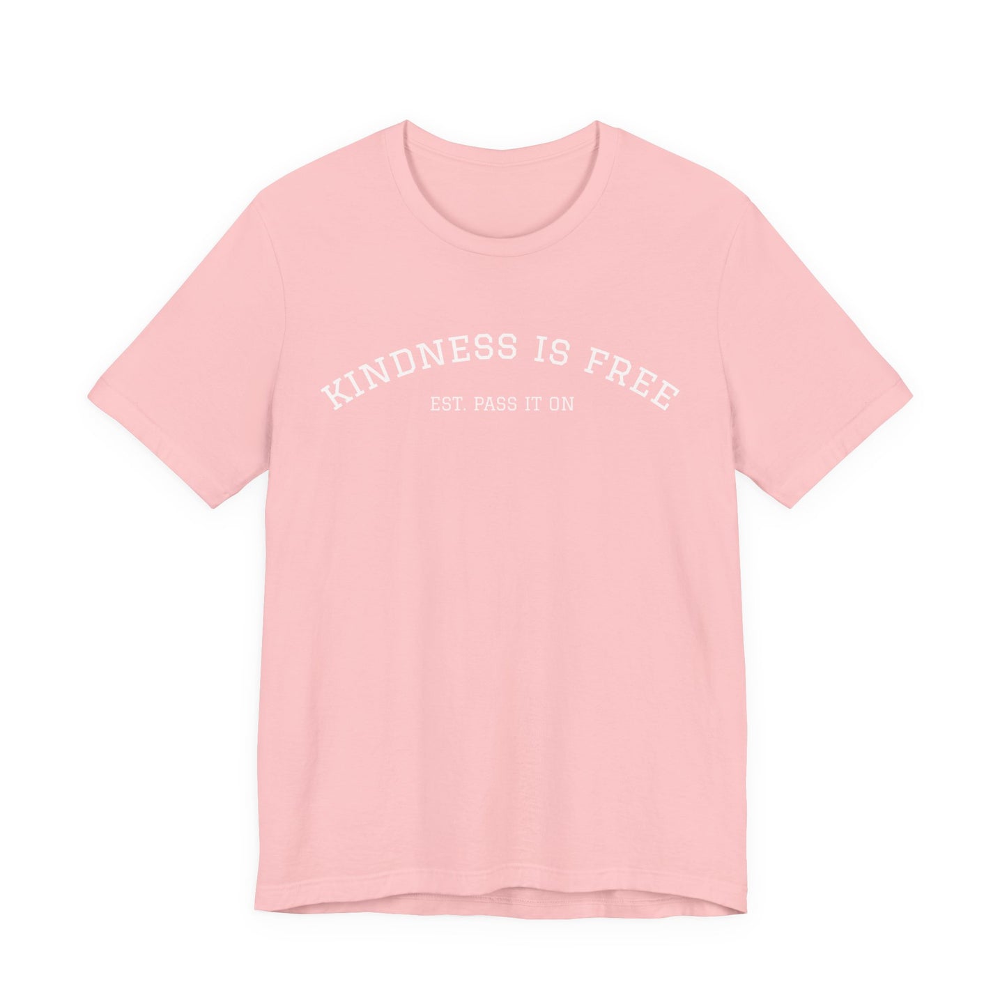 KINDNESS IS FREE Varsity Arch Tee | Unisex Softstyle | Multiple Colors 💭