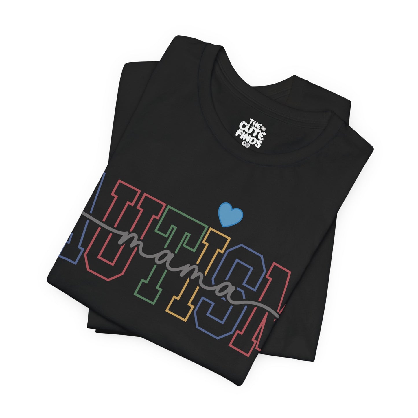 AUTISM Awareness Varsity Arch Tee 💙 Blue Heart - Unisex / Teens & Adults