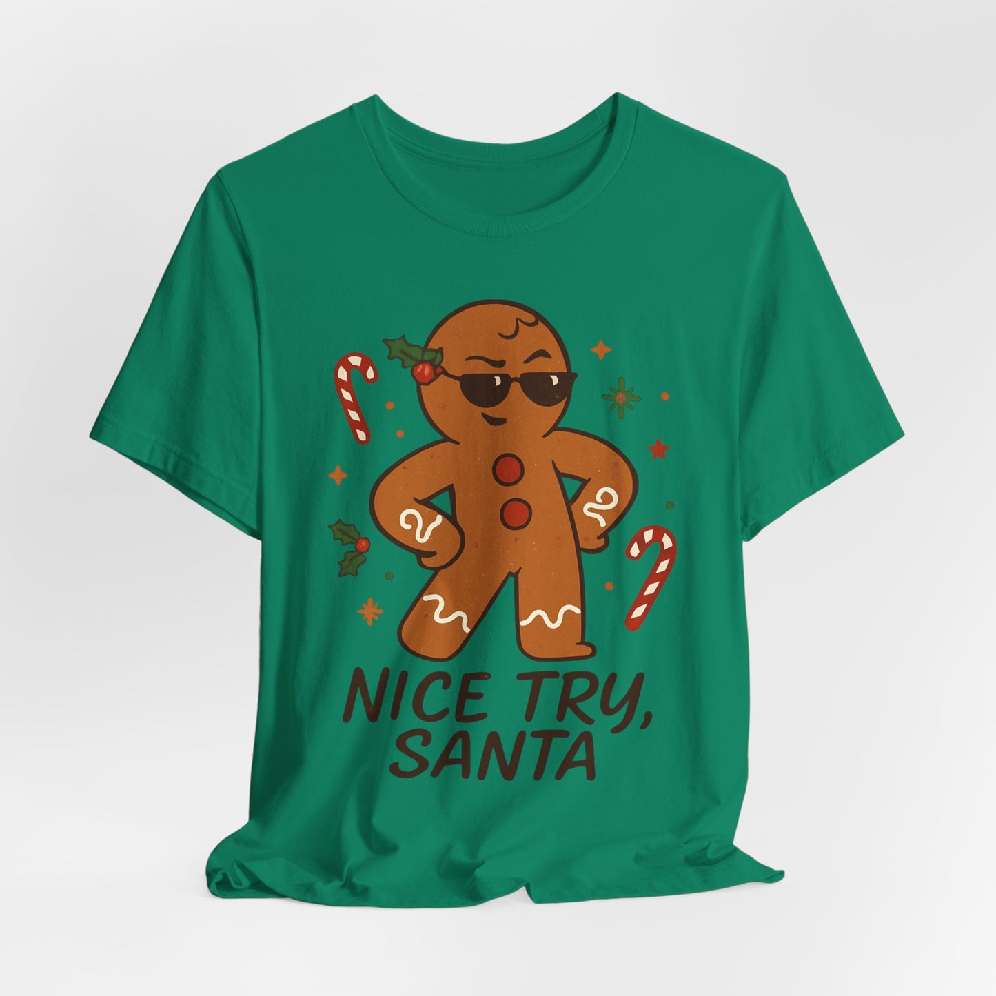 Gingerbread Holiday Tees | Funny Christmas T‑Shirts | Unisex Softstyle | 5 Designs