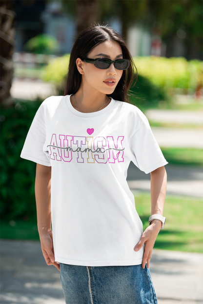 AUTISM Varsity Arch Tee 💖 Bold Heart - Awareness Collection • Adults & Teens