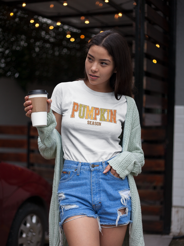 PUMPKIN SEASON Tee 🎃🍂 Vintage Gradient. Unisex | Teens & Adults
