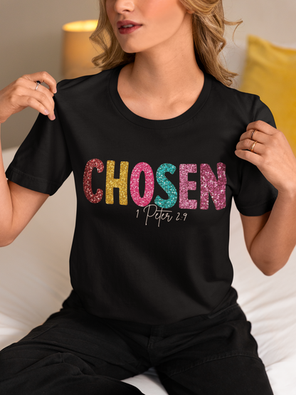 CHOSEN Tee | 1 Peter 2:9 | Faith Graphic T-Shirt (Unisex) ✨