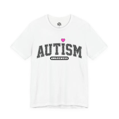 Bold AUTISM Awareness Shirt 💖 Modern Varsity | Unisex