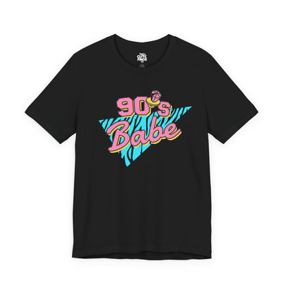 90s Babe Retro Graphic Tee ✨🪩💖 | Pink + Turquoise Splash