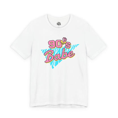 90s Babe Retro Graphic Tee ✨🪩💖 | Pink + Turquoise Splash
