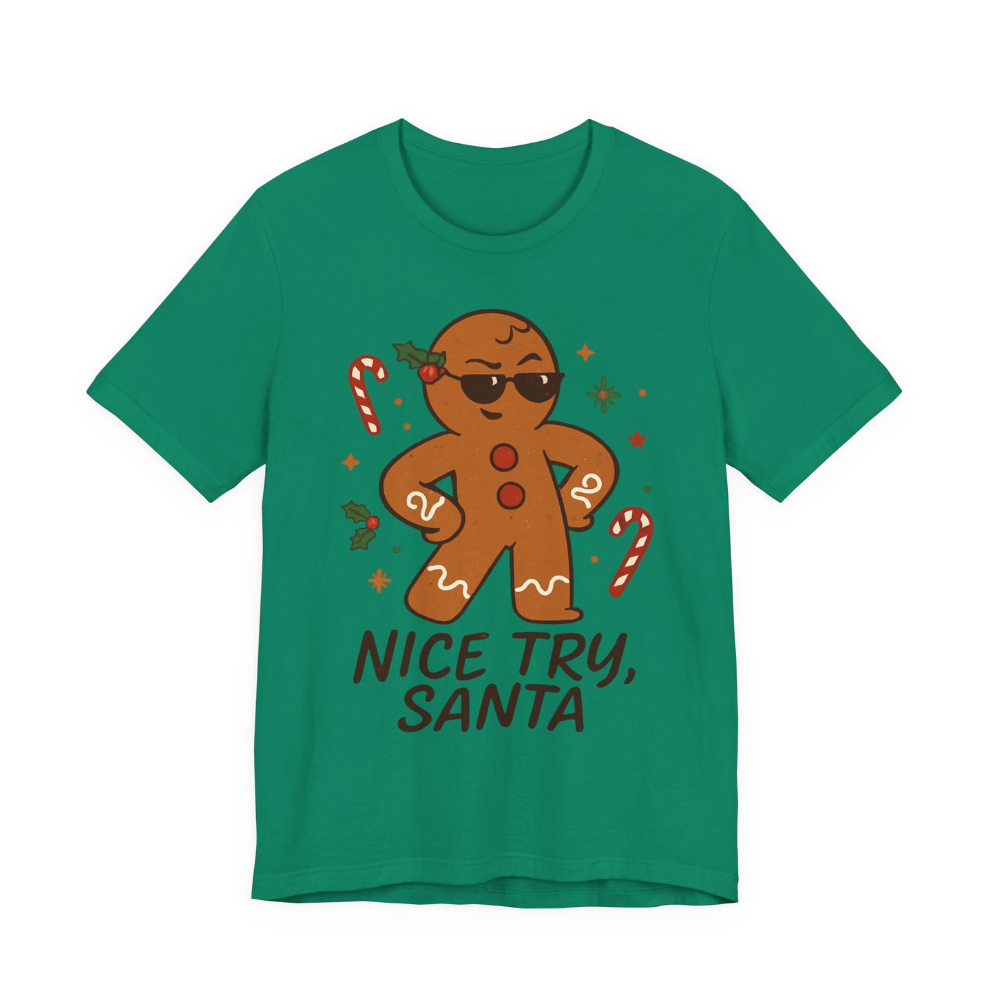 Gingerbread Holiday Tees | Funny Christmas T‑Shirts | Unisex Softstyle | 5 Designs