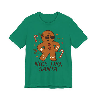 Gingerbread Holiday Tees | Funny Christmas T‑Shirts | Unisex Softstyle | 5 Designs