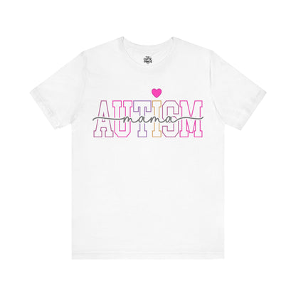 AUTISM Varsity Arch Tee 💖 Bold Heart - Awareness Collection • Adults & Teens